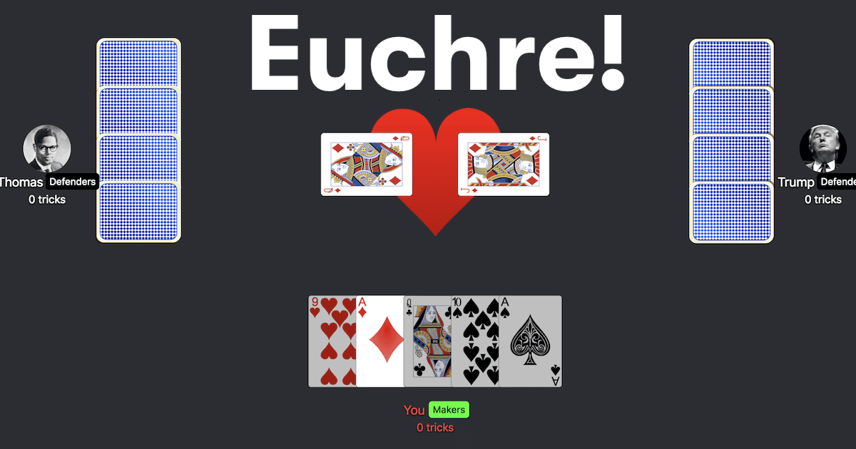 Free euchre games online with other players